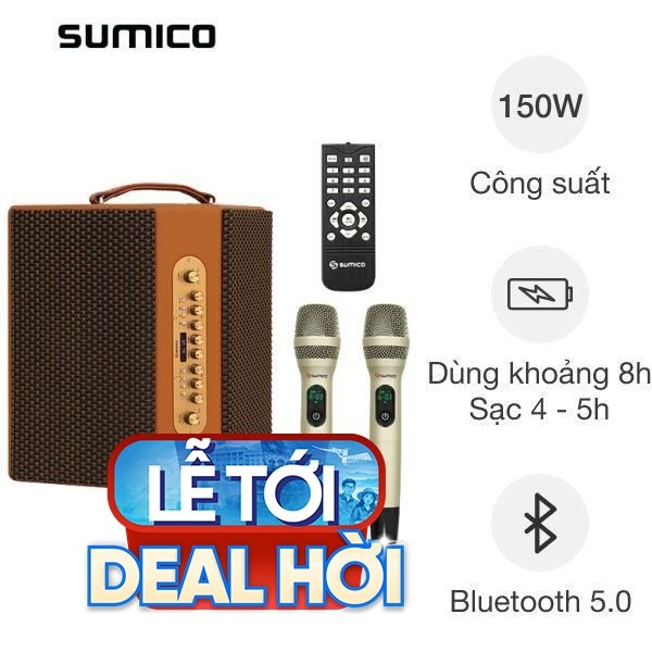 Loa karaoke xách tay Sumico Hexagon