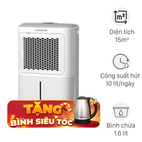 Máy hút ẩm Sunhouse SHD-DHB1001 220W