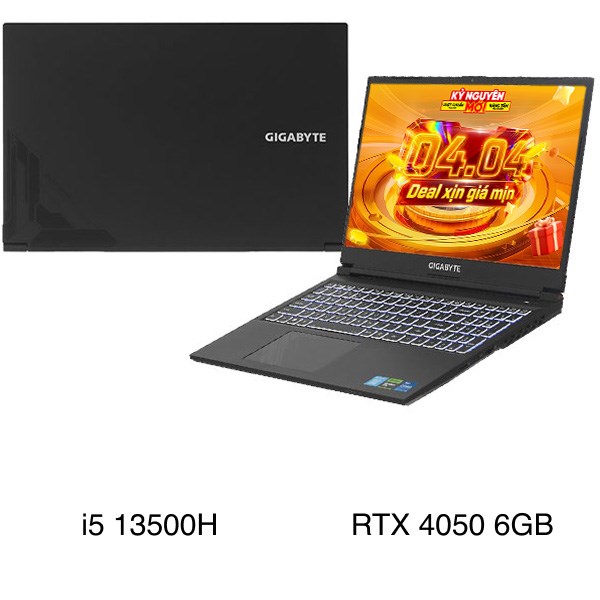 GIGABYTE Gaming G5 MF5 RC555 i5 13500H (9RC55MF5FEIAA1VN0C0)