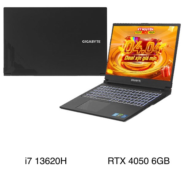 GIGABYTE Gaming G5 MF5 RC555 i7 13620H (9RC55MF5FJIINIVN000)