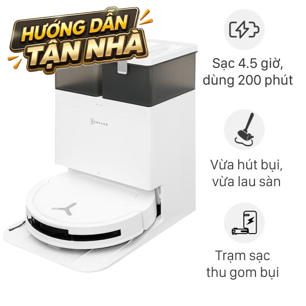Robot hút bụi lau nhà Ecovacs Deebot T50 OMNI