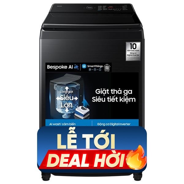 Samsung Inverter 19 Kg WA80F19B9BSV