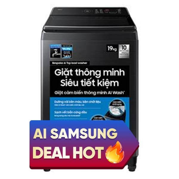 Máy giặt Samsung Inverter 19 kg WA80F19B9BSV