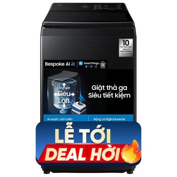 Samsung Inverter 15 Kg WA80F15B6BSV