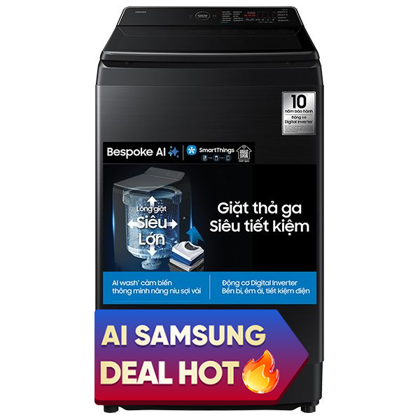 Samsung Inverter 15 Kg WA80F15B6BSV