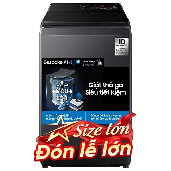 Samsung Inverter 15 Kg WA80F15S5CSV