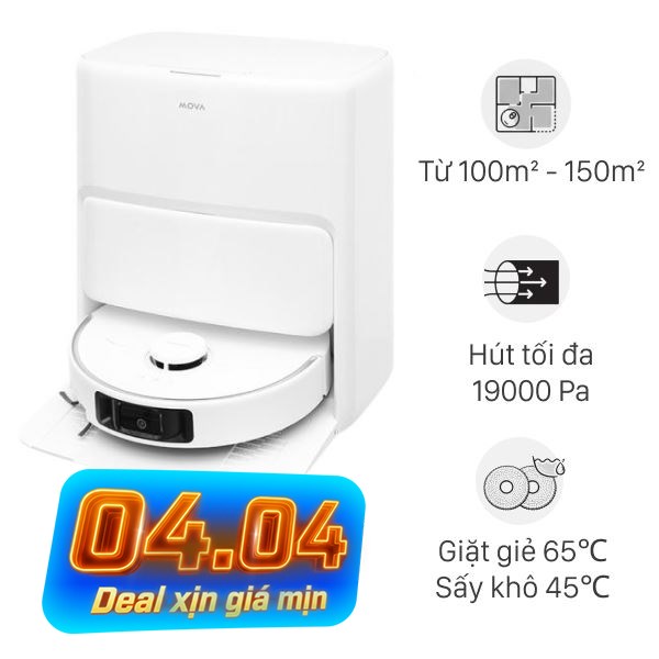 Robot hút bụi lau nhà Mova P50 Ultra