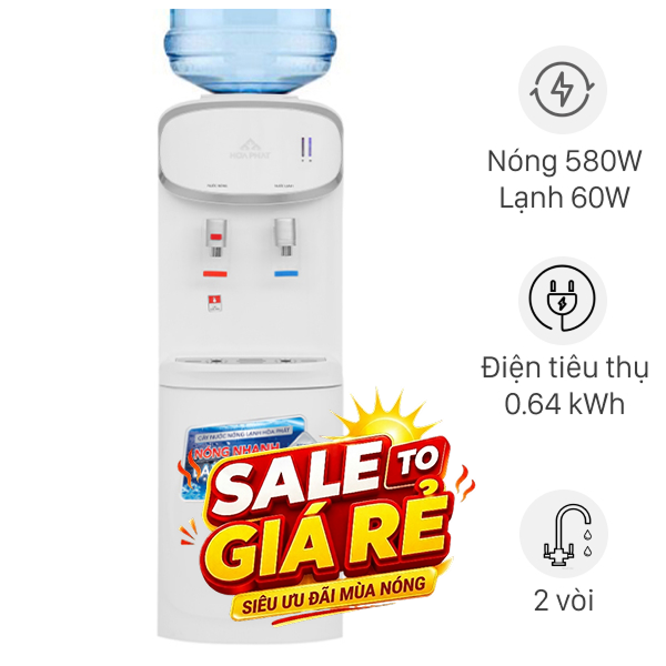 Cây nước nóng lạnh Hòa Phát HTL236 640W