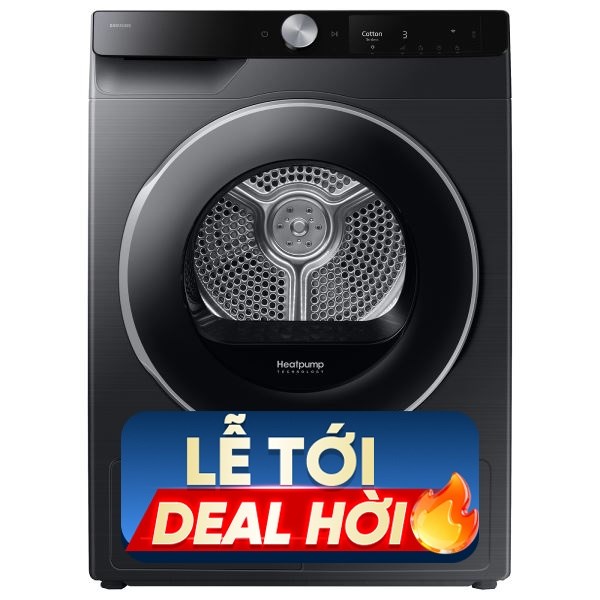 Máy sấy bơm nhiệt Samsung 9 Kg DV90T6240LB/SV