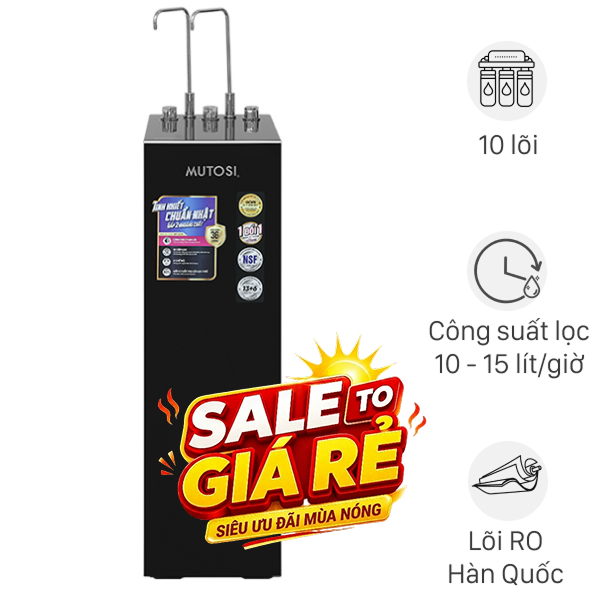 Máy lọc nước RO nóng nguội lạnh Mutosi MP-S129