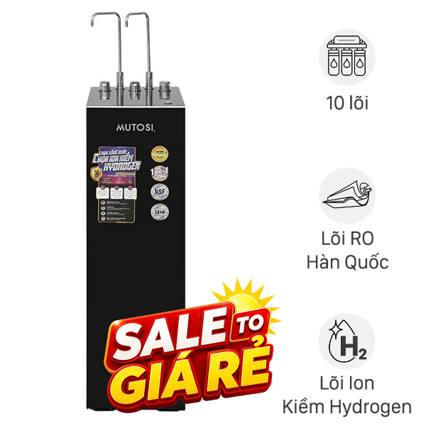 Máy lọc nước RO nóng nguội lạnh Hydrogen ion kiềm Mutosi MP-S129H