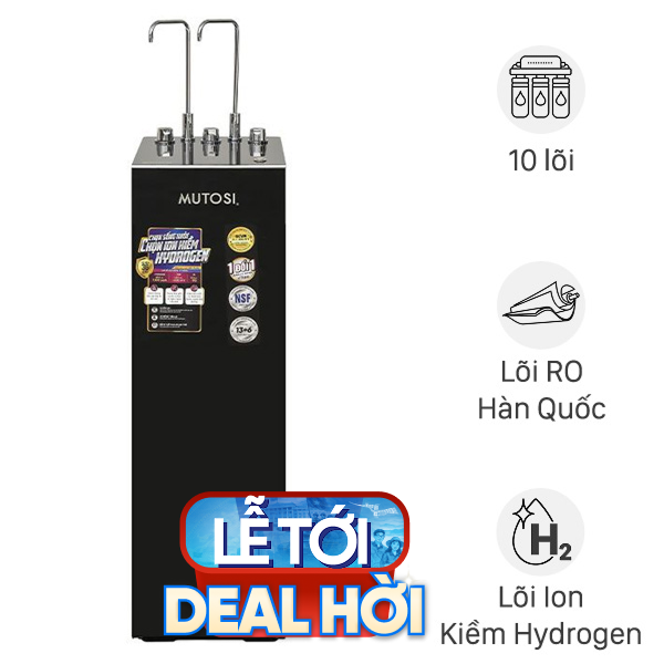 Máy lọc nước RO nóng nguội lạnh Hydrogen ion kiềm Mutosi MP-S128H
