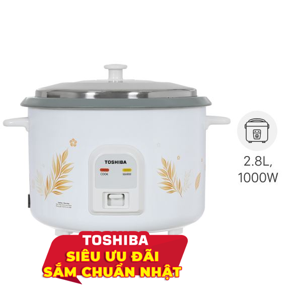 Nồi cơm nắp rời Toshiba 2.8 lít RC-28MH1PV(G)