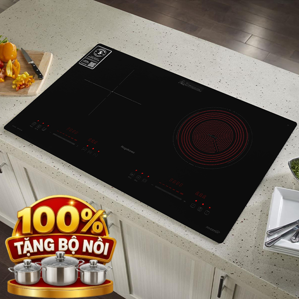 Bếp từ hồng ngoại âm Nagakawa NK2F03M 4000W