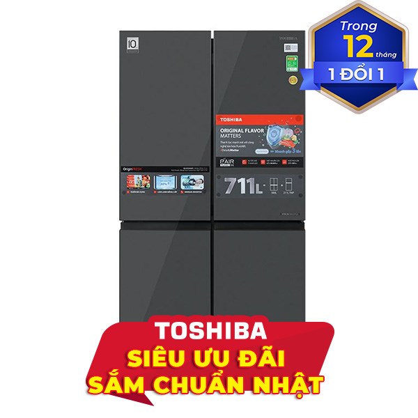 Toshiba Inverter 711 lít GR-RF900WI-PMV(06)-MG