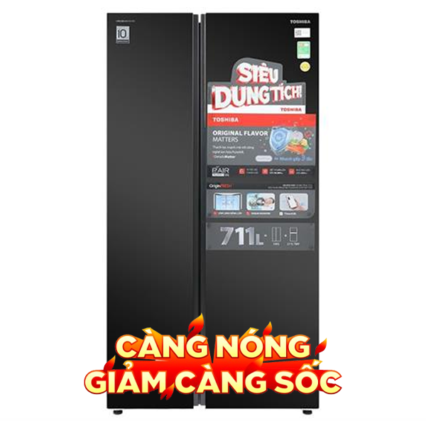 Toshiba Inverter 711 lít GR-RS910WI-PMV(06)-MG