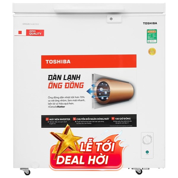 Tủ đông Toshiba Inverter 201 lít GR-RC265CM-PMV(01)