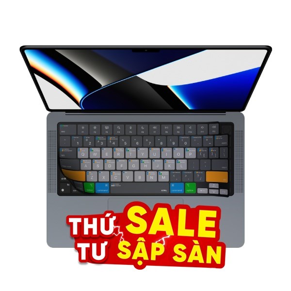 Phủ phím JCPAL Verskin Learn Macbook Neo/Air/Pro M2-M5