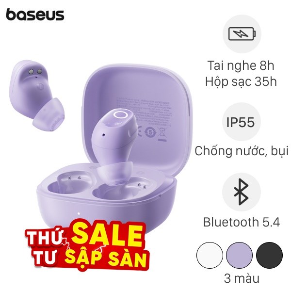 Tai nghe Bluetooth True Wireless Baseus Bass BD1