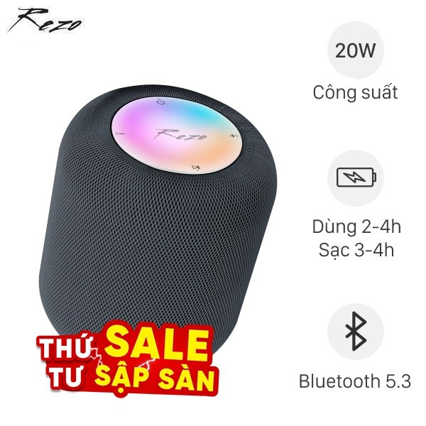 Loa Bluetooth Rezo TouchBass1