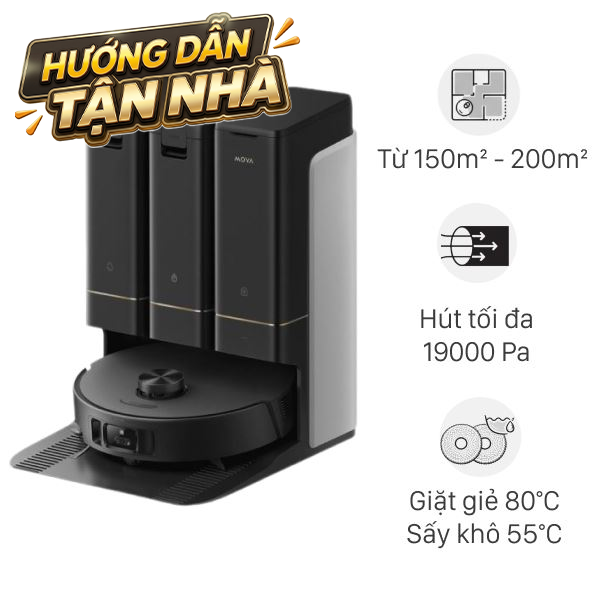 Robot hút bụi lau nhà Mova Z50 Ultra