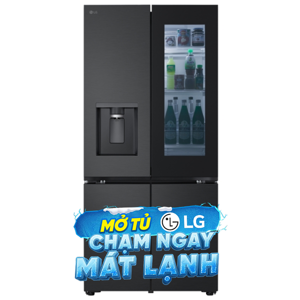 LG Inverter 576 lít InstaView LFD58BLMAI