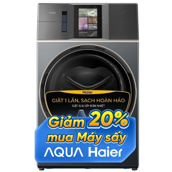 Haier Inverter Giặt 24 Kg - Sấy 16 Kg HWD240-BD12LU1L(GN)