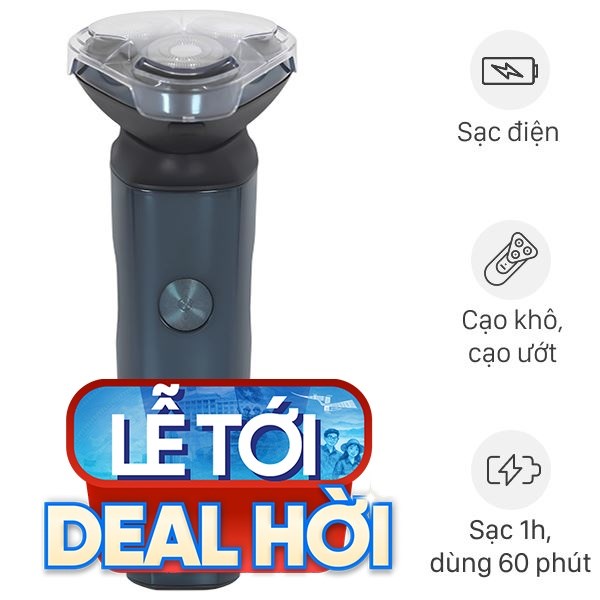 Máy cạo râu khô và ướt Flyco FS165VN