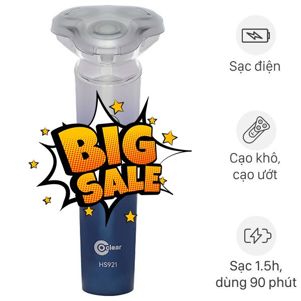 Máy cạo râu khô và ướt Coclear HS921