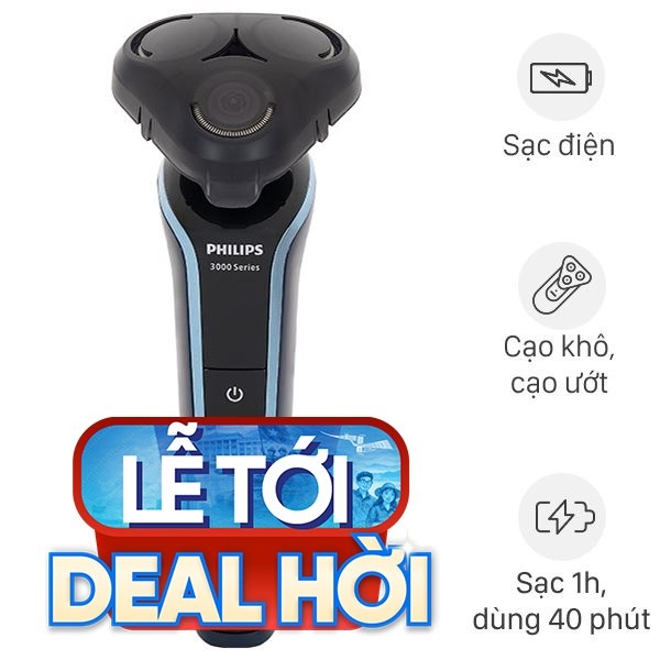 Máy cạo râu khô và ướt Philips S3608/10