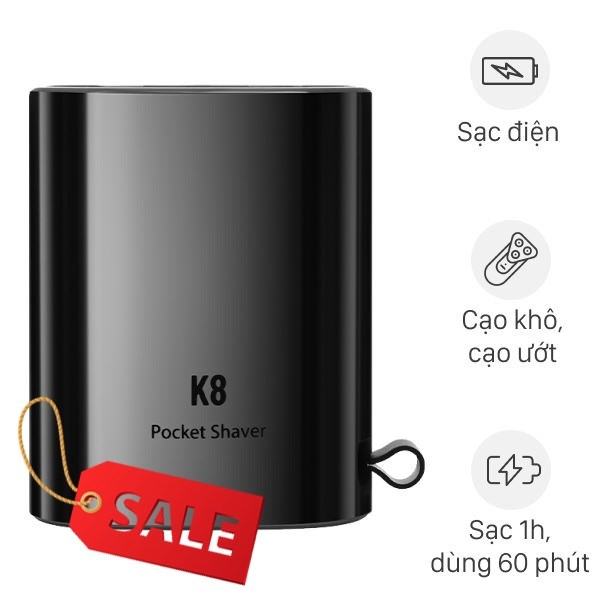 Máy cạo râu khô và ướt Enchen K8