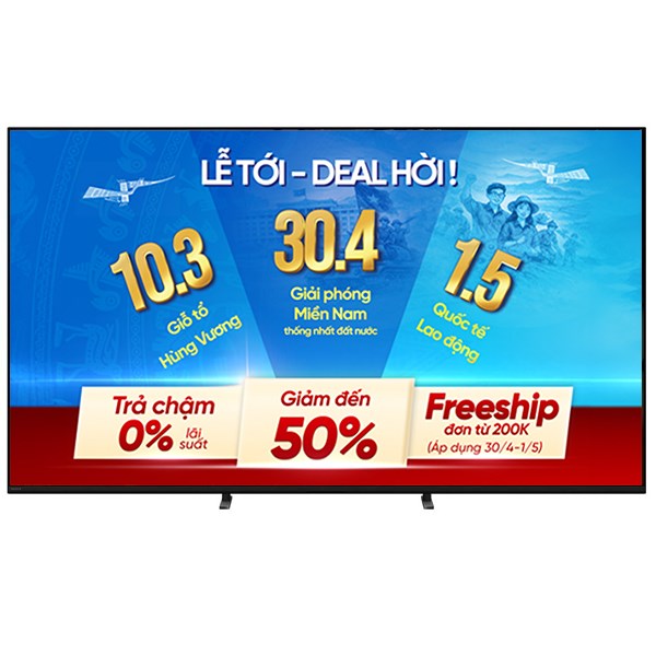 Google Tivi Mini LED Sony AI 4K 55 inch K-55XR50