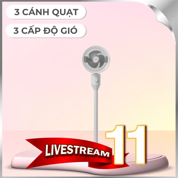 Quạt cây Aqua  3 cánh AQF-ED1800T(W) 40W