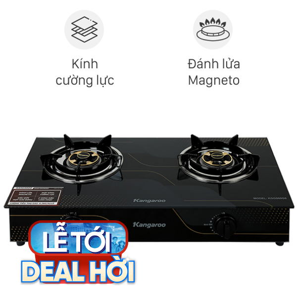 Bếp ga đôi Kangaroo KGGS69G6