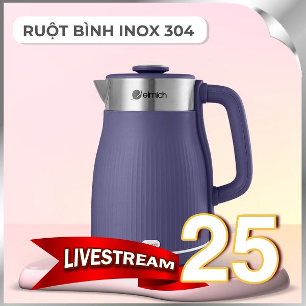 Bình đun siêu tốc Elmich 1.8 lít KEE-8457GB