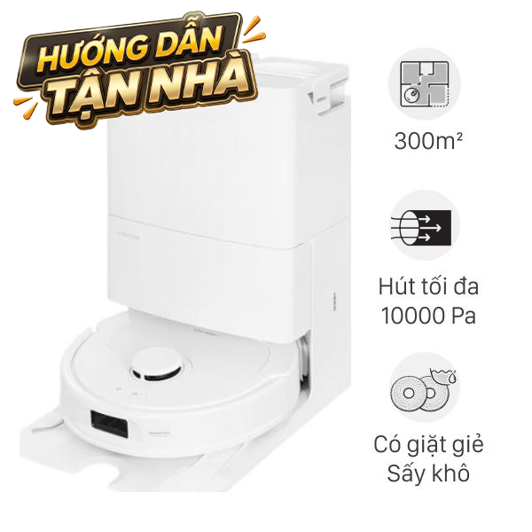 Robot hút bụi lau nhà Roborock QR 798 - Trắng