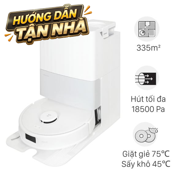 Robot hút bụi lau nhà Roborock Q Revo 5V1 - Trắng