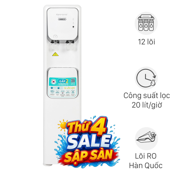 Máy lọc nước RO nóng lạnh Korihome WPK-965