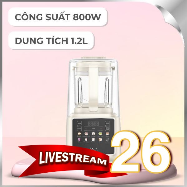 Máy làm sữa hạt AQUA AQS-BMT1201T(W)