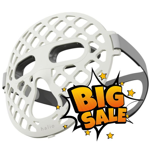 Mặt nạ ánh sáng sinh học Halio PureGlow Ultralite Silicone LED Face Mask