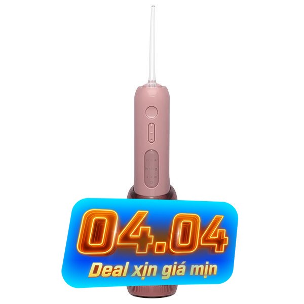 Máy tăm nước Halio UltraClean Express Hydro Floss Muted Rose