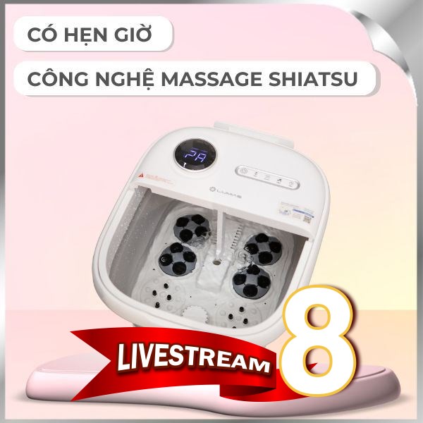 Bồn ngâm massage chân LUMIAS LMF-01W