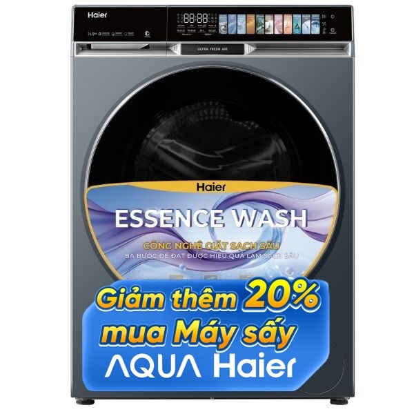 Haier Inverter Giặt 14 Kg - Sấy 8 Kg HWD140-BD14387GNU1