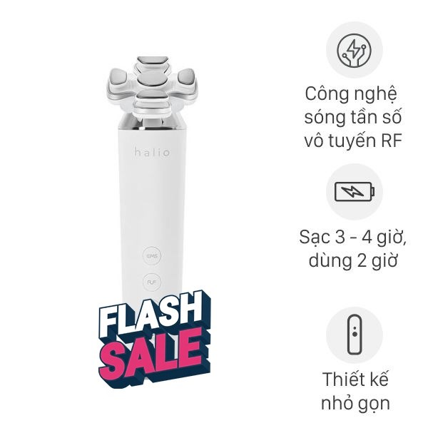 Máy massage mặt nâng cơ và trẻ hóa da kết hợp ánh sáng sinh học Halio