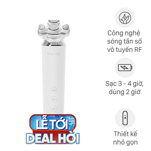 Máy massage mặt nâng cơ và trẻ hóa da kết hợp ánh sáng sinh học Halio