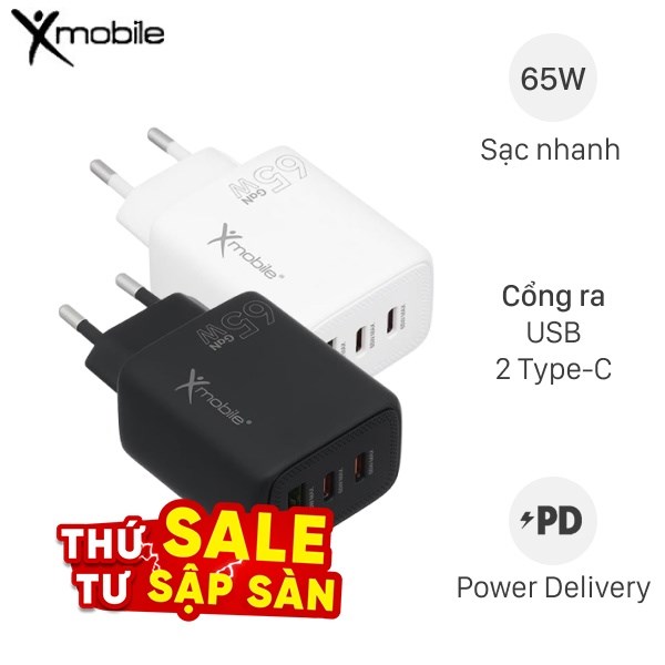 Sạc nhanh 3 cổng Xmobile YC-524ACC