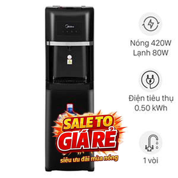 Cây nước nóng lạnh Midea YD1135AS-B 500W