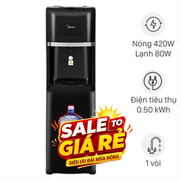 Cây nước nóng lạnh Midea YD1135AS-B 500W
