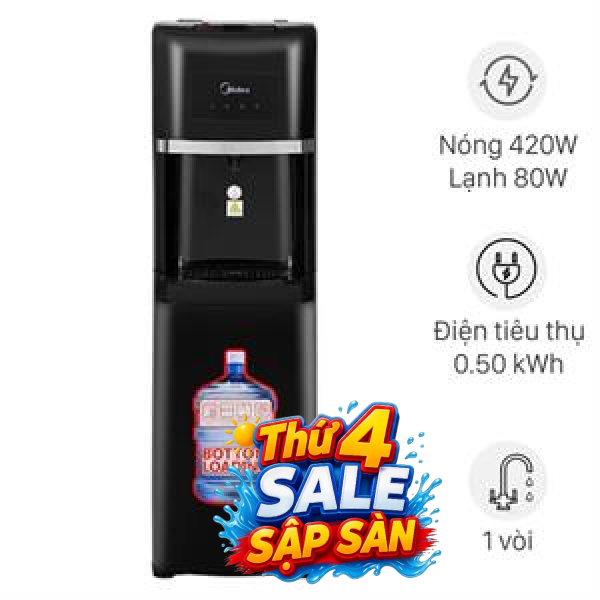 Cây nước nóng lạnh Midea YD1135AS-B 500W