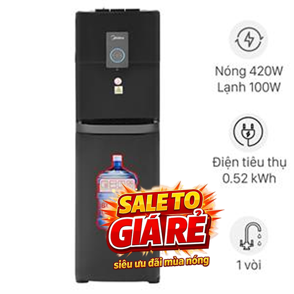 Cây nước nóng lạnh Midea YL2036S-B 520W